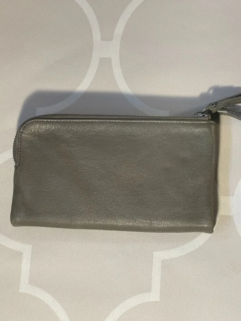 Liebeskind Dark Green Leather & Suede Bifold Wallet | Zip Coin Pockets